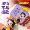 Chaveiro de Desenho Animado Lu Xun Boneca Criativa Pingente de Mochila Estudante Tendência Cultural e Criativa Lembranças de Shaoxing