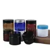 Frasco Marrom 30ml Frasco com Boca 50 50ml Produtos Químicos de Uso Diário Tampa de Alumínio Dente 47 Frasco para Creme Facial/Contorno dos Olhos Caixa Plástica Frasco para Creme 80ml