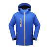 Casaco para Trabalho Lã Removível Impermeável Bordado Roupas de Equipe Roupas de Corrida ao Ar Livre Logo Impresso Personalizado Três em Um