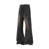 Nuevos pantalones casuales para hombre de otoño/invierno, estilo europeo y americano, estampado de leopardo de moda, talla grande, corte holgado, pierna recta, pantalones largos casuales para hombre