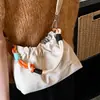 Bolsa de Balde Portátil Super Quente da Moda Nova Bolsa Feminina Estilosa Transfronteiriça Bolsa de Mão Dopamina Ins Bolsa de Ombro Único Transversal