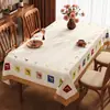 Mantel Rectangular Estilo Americano 2026 Modelo Nuevo Impermeable Resistente al Aceite Lavable Mantel para Mesa de Comedor que Mejora la Atmósfera Lujo Ligero Mantel de Gama Alta