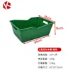 Enfriador de cerveza de plástico en forma de L para bar, caja de cerveza de gran capacidad, cubo de hielo de plástico con doble asa, cubo de hielo para bebidas, cesta de vino, portavinos