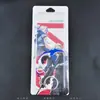 Valoro L Arma Especial 8cm Garra de Impresión de Saqueo Hoja Modelo de Metal Azul Llavero Colgante Juguete para Estudiantes