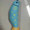 Juguete de pescado artificial con hierba gatera para gatos, para autoentretenimiento y alivio del aburrimiento, caña de pescar teaser para gatos, mordedor dental para mascotas