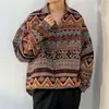 Estilo Étnico Literario Retro Algodón y Lino Camisas Tops Manga Larga Mujer Primavera y Otoño Nuevo Holgado Cuello de Lino Camisa Base