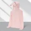 Nuevo Estilo de Verano para Secar Ropa para Hombres y Mujeres, Ropa Ligera de Seda Helada para Pesca al Aire Libre, Chaquetas Protectoras contra Rayos UV