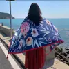Lago Salado Chaka Noroeste Grande Turismo Estilo Étnico Bufanda Bufanda Nueva de Verano para Mujer Playa Marina Chal Protector Solar Delgado