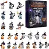 2026 Transfronterizo Halloween y Navidad Nuevas Llegadas Calendario de Cuenta Regresiva de Adviento Caja Sorpresa Colgante Plano de Acrílico Regalo