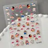Lindas Pegatinas en Relieve de Crayon Shin-Chan, Pegatinas de Dibujos Animados Shin-Chan 3D Sin Residuos para Uñas DIY, Modelo Sl