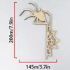 Nuevas puertas y ventanas de madera para dormitorio, decoración del hogar transfronteriza para sala de estar 2026, madera decorativa de calabaza de Halloween