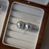 Pendientes de perla gris plateado de alta calidad simples para mujer, calidad Shijia, muchos pendientes de clip de lino, bobina de mosquito