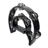 Anillos de Tambor de Flor de Plástico de Doble Capa al por Mayor Instrumentos Musicales de Educación Temprana Orff Plástico Soportes de Enseñanza de Educación Temprana Campanas de Mano de Doble Fila Ktv