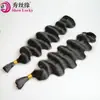 Extensiones de Cabello Transfronterizas Europeas y Americanas Sdd Trenzado Bulk Cabello Sintético Ola Corporal