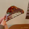 Pinza para el Cabello de Acetato Colorida Estilo Coreano para Mujer, Elegante Pinza de Tiburón para Recogido en la Parte Posterior de la Cabeza, Versátil Accesorio para el Cabello Diario