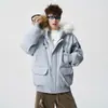 Jaqueta de Inverno Masculina Estilo Americano Águia da Montanha Penugem Algodão Casaco de Inverno Masculino Algodão Acolchoado Espessado Casaco de Algodão Masculino