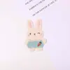 Acessórios de Roupa Infantil Mais Vendidos do Fabricante, Decorações com Patches para Jaquetas de Pluma, Patches Bordados de Coelho Fofo DIY Feitos à Mão