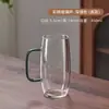 Taza de Té Verde para Uso en Casa, Taza de Té de Vidrio con Asa de Colores, Taza de Té de Vidrio Simple, Vaso con Asa