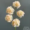 Arranjo de Chão com Flores Artificiais Cor de Champanhe, Rosa de Casamento, Hortênsia, Material de Flores para Corredor de Teto, Arranjo de Decoração para Auditório