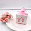 Caixa de Doces para Casamento Caixote Transfronteiriço Vazado, Caixa de Doces Carrinho para Aniversário de Bebê Primeiro Aniversário, Caixa de Presente Lua Cheia, Caixa de Papel Kraft