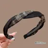 Faixa de Cabelo Melanóide de Borda Fina e Coroa Alta para Mulheres, High-End, Estilosa, Fashion, Afina o Rosto, Juvenil, Faixa de Cabelo, Presilha para Lavar o Rosto