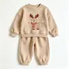 Nuevas sudaderas casuales de primavera y otoño para niños estilo comercio exterior, tops de moda estilo coreano para niños y niñas, sudaderas con estampado de dibujos animados para bebés y niños mayores
