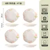 Conjunto de Louça Cerâmica Esmaltada Chaozhou Pequeno Fresco Ins Prato Tulip Tulip Fofo Tigela de Arroz Sopa Doméstica Alta Aparência