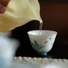 Taza de Cerámica Pintada a Mano Inno Gui Song Pato Animador Taza Maestra Taza de Té Creativa Hecha a Mano Set de Té Kung Fu Taza Individual Personal