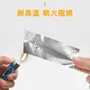 Cinta de papel de aluminio de fibra de vidrio engrosada de una cara resistente a altas temperaturas cinta de papel de aluminio cinta aislante para calentador de agua cinta de papel de aluminio