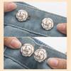Hebilla de cintura de camelia hebilla desmontable sin clavos sin costuras botón pequeño de cintura de jeans cintura adelgazante artefacto de cintura
