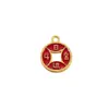 Rijin Doujin Moneda de Cobre Arena Oro Aceite Goteando Accesorios Hecho a Mano DIY Accesorios para Joyería Pulsera Collar Accesorios Colgantes Venta al por Mayor