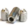 Tornillos prisioneros de acero aleado Grado 12.9 con cabeza avellanada y extremo plano, Tornillos prisioneros de alta resistencia M2.5-M10