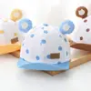 Nuevo sombrero infantil de primavera 2024 oso de dibujos animados gorra de bebé lunares de bebé sombrero de sol de borde suave