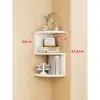 Estantes de pared para dormitorio, paneles de almacenamiento de esquina, estanterías de pared, gabinetes de almacenamiento triangulares para esquinas del hogar