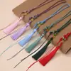 Borla pequeña de dinero cuerda para manillar borla colgante de coche borla china de nudo borla china pin marcapáginas pin colgante pequeño cuerda para llavero cuerda