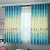 2.8 Cortina Estampada 2.1 Cortina de Tecido Ensolarado Meio Sombreado para Quarto Sala de Estar Casa de Aluguel Dormitório