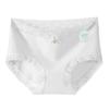Ropa interior de algodón para mujer, cintura 7A, seda morera, antibacteriana, entrepierna, transpirable, cintura, vientre, cadera, pantalones cortos triangulares, 40 unidades