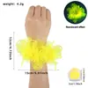 Amazon Cross-Border Halloween Flor de Pulso Fluorescente Festa de Feriado Fantasia Adereço para Foto Crânio Abóbora Pulseira Flor