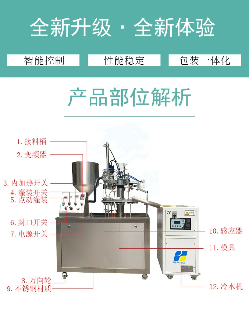 半自动冷风枪灌装封尾机