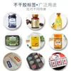 Etiqueta Adhesiva Autoadhesiva de Código QR Transparente Personalizada Pegatina de Transferencia de Logotipo de Marca de Cristal Certificado de Producto Personalizado Etiqueta