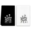 Venda Quente Transfronteiriça Toalha de Cozinha Caveira Divertida Escura Decoração de Halloween Limpeza Panos de Mesa Pano de Lavar Louça