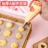 Herramientas de Horneado Desechables Grandes, Medianas y Pequeñas, Bolsas de Manga de 100 Piezas para Galletas, Pasteles, Crema de Cumpleaños y Decoración