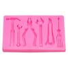 Herramienta de ferretería llave alicates martillo destornillador molde de silicona molde para decoración de dulces pastel chocolate