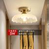 Lâmpada de varanda de luxo leve Lâmpada de corredor de corredor Popular na rede Moderna Entrada Entrada Vestíbulo Lâmpada de teto de salão Vidro atacado