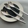 Colher de Servir Antiderrapante de Aço Inoxidável 304, Colher Pública, Colher de Servir de Aço Inoxidável, Escorredor, Colher para Salada, Colher Grande para Servir Peixe, Colher para Servir Comida Ocidental