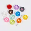 Miçangas Botão de Amor, Miçangas Botão Redondas, Miçangas Soltas Feitas à Mão, Pulseira DIY, Colar, Acessórios para Chaveiro