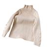 Camiseta básica de cuello alto para niña 2025 Otoño Nuevo Suéter infantil Bebé Suave y Versátil Top de niña pequeña