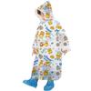 Impermeable Desechable para Niños Tarjeta Portátil de Cuerpo Completo Bebé Adulto Poncho Engrosado Estudiante de Primaria Dibujo Animado Estampado Viaje