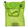 Bolsa cuadrada pequeña de concha mediana bolsa pequeña para artículos diversos para niños playa juguetes bolsa de almacenamiento rápido herramienta para cavar arena bolsa de malla drenante pequeña espalda para niños