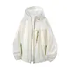 Ropa Ligera para Exteriores Estilo Montaña con Protección Solar para Hombres y Mujeres, Ropa de Protección Solar de Seda de Hielo, Chaqueta Ligera Transpirable Anti-UV, Cortavientos para la Piel